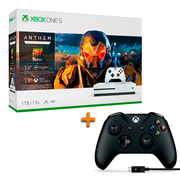Xbox One S 1TB 冒險聖歌 同捆組 + Xbox 無線控制器 手把 + Windows Micro USB 電腦連接線/ 台灣公司貨 Xbox One S,Xbox Series X,XBOX,遊戲機,電視遊樂器,UHD BD,台灣公司貨,XBOX ONE,廉價版,冒險聖歌