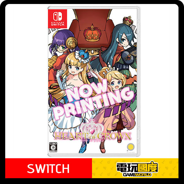 【預購】NS 皇冠之心 HEART of CROWN / 日中版 Nintendo Switch NS,皇冠之心,HEART of CROWN,日中版,Nintendo Switch,卡牌遊戲,Switch