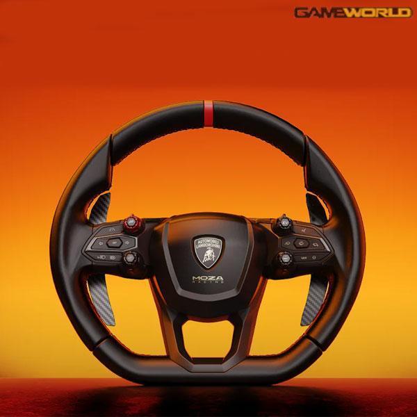 MOZA 魔爪 AUTOMOBILI LAMBORGHINI / 方向盤 盤面 / 台灣公司貨 MOZA,魔爪,SRP2,壓感踏板,踏板,台灣公司貨,壓力感測,CRP2,FANATEC