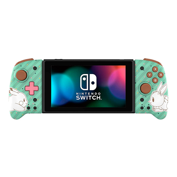 NS HORI 寶可夢 皮卡丘 & 伊布 便攜式專用控制器 NS,joy-con,HORI,皮卡丘,專用控制器,加大,連發,人體工學,SWITCH,寶可夢
