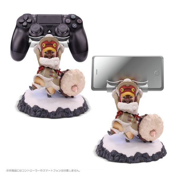 PS4 魔物獵人：Iceborne 隨行艾路支架 彩色版公仔 / MHW 公仔,艾路,隨行支架,魔物獵人,iceborne,魔物獵人世界,支架,貓,手把支架,PS4