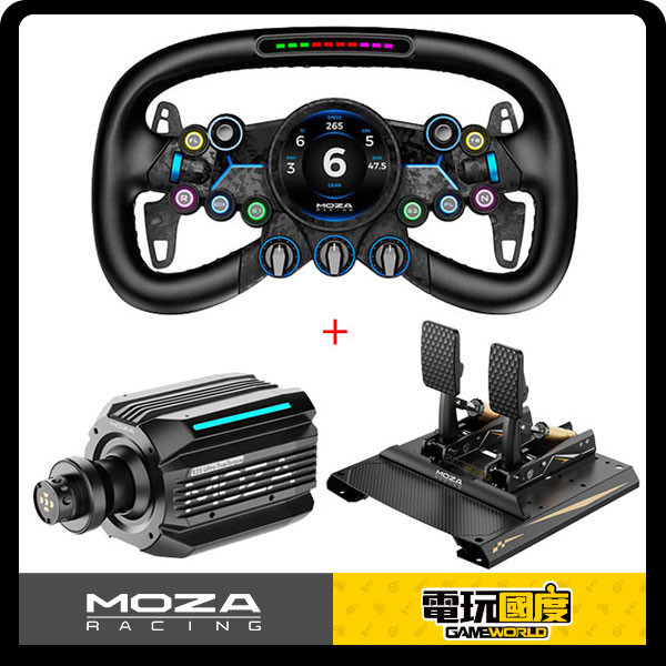 【頂級 熱銷】MOZA R25 Ultra DD 旗艦 直驅 方向盤 F1盤 套餐 / 魔爪 台灣公司貨 MOZA,R25 Ultra,直驅,基座,FSRV2,VGS,GS V2P,F1,盤面