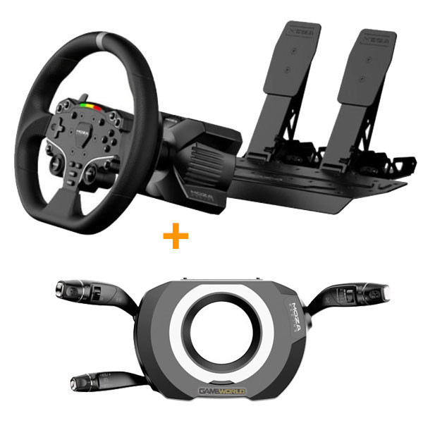 【 PS5 + PC 用】MOZA 魔爪 R3 PC版 直驅 方向盤 套組 / 台灣代理公司貨 MOZA,R3,THRUSTMASTER,速魔,FANATEC,直驅,圖馬斯特,台灣代理,NLR