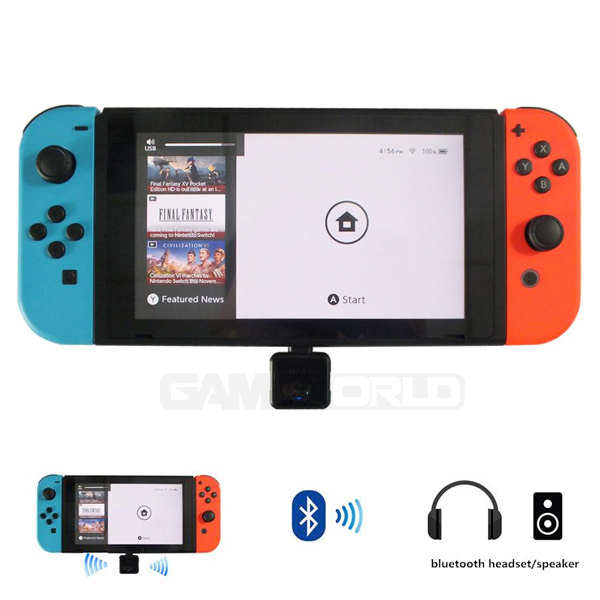 NS + PS4 耳麥 兩用 藍芽接收器 // 麥克風 藍芽4.0 高音質 dongle 配適器 // 適用 市售其他品牌藍牙耳機 PS4,耳麥,GENKI,接收器,藍牙耳機,麥克風,藍芽,NS,dongle,配適器