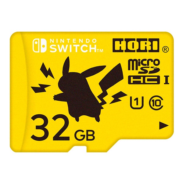 HORI 寶可夢 特仕 microSD 記憶卡 皮卡丘款 32GB Nintendo,switch,hori,128G,64g,32G,microsd