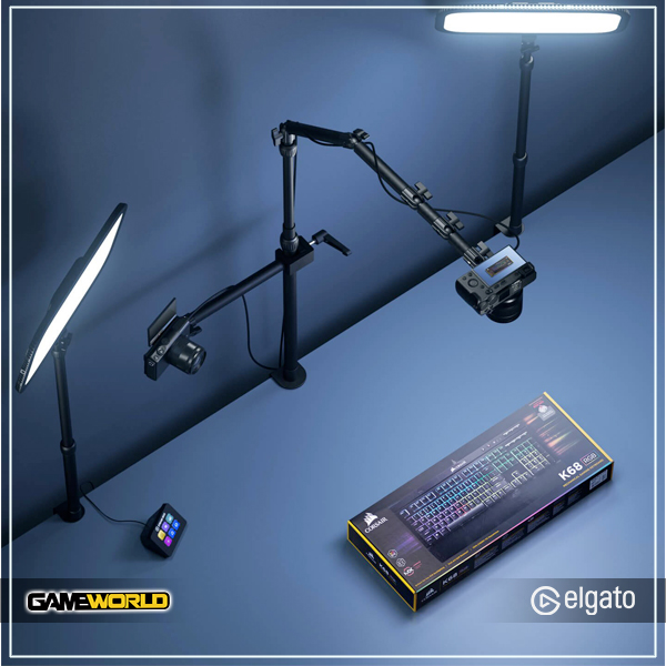 SOLID ARM 多功能 中段 吊臂套件 / 德國 ELGATO / 直播神器 / 台灣公司貨 Elgato,SOLID ARM,多功能吊臂套件,支架,直播,麥克風,相機,立架,夾具,擴充