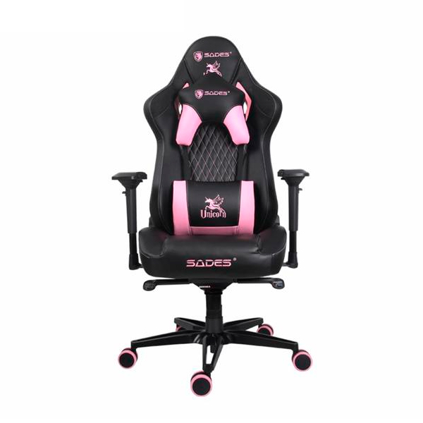 賽德斯 SADES Unicorn 獨角獸-黑/玫瑰粉 人體工學電競椅 賽德斯,SADES,Unicorn,獨角獸,黑,玫瑰粉,人體工學,電競椅,公司貨,可調整