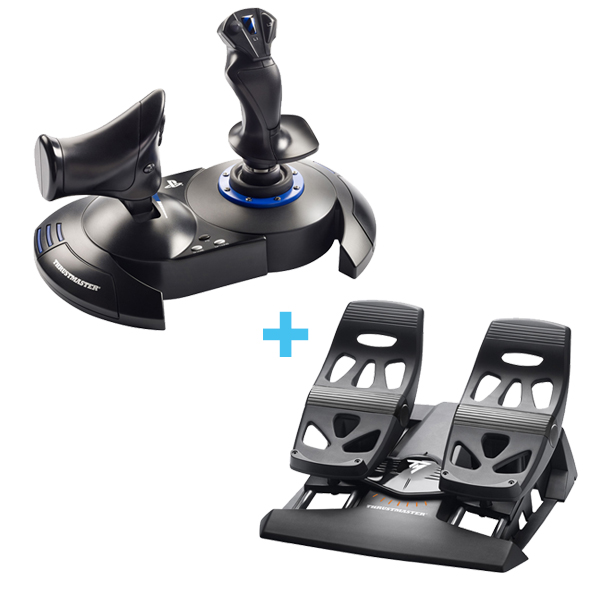 TM 模擬 飛行搖桿 T.Flight Hotas 4 + TFRP PS4/ PS3/ PC通用 ※ 空戰奇兵 適用  Thrustmaster  Thrustmaster,T.Flight,Hotas,PS4,PC,模擬飛行,飛行搖桿,戰鬥機,空戰奇兵,AC7