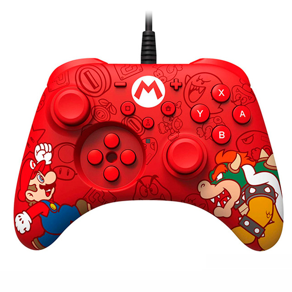 HORI 瑪利歐款 專用有線控制器 Nintendo Switch Nintendo,switch,hori,joy-con,十字鍵,瑪利歐,手把,PRO手把,紅色,有線手把