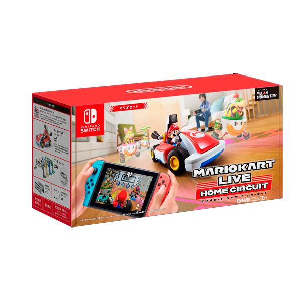瑪利歐賽車實況：家庭賽車場 / 瑪利歐 套組 / 可更新中文 任天堂,SWITCH,NINTENDO,瑪利歐賽車實況,AR,家庭賽車場,35週年,路易吉,實境
