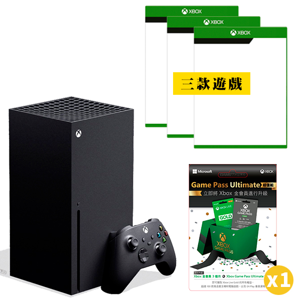 Xbox Series X + XGPU 3個月x1＋XBOX 遊戲 / 光碟機版 / 台灣公司貨 Xbox Series X,XBOX,遊戲機,電視遊樂器,UHD BD,台灣公司貨,XBOX ONE,