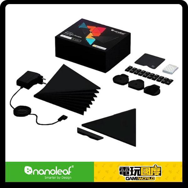 Nanoleaf Shapes 智能 迷你 小三角 10片擴充組 極致黑 / 智慧燈板 / 台灣公司貨 Nanoleaf,智能,小三角,擴充版,台灣公司貨,siri,語音控制,綠諾,Shapes,六角燈,極致黑