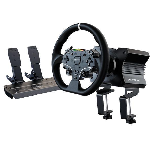 【二手】MOZA R5 雙踏板組 / 台灣公司貨 MOZA,R5,方向盤,直驅,賽車模擬,FORZA,AC,圖馬斯特,T300,PC