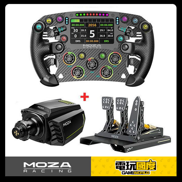 MOZA R16 DD 直驅 方向盤 F1盤 套餐 / 魔爪 台灣公司貨 MOZA,R16,魔爪,速魔,FANATEC,直驅,伺服馬達,台灣代理,Simagic,賽車模擬