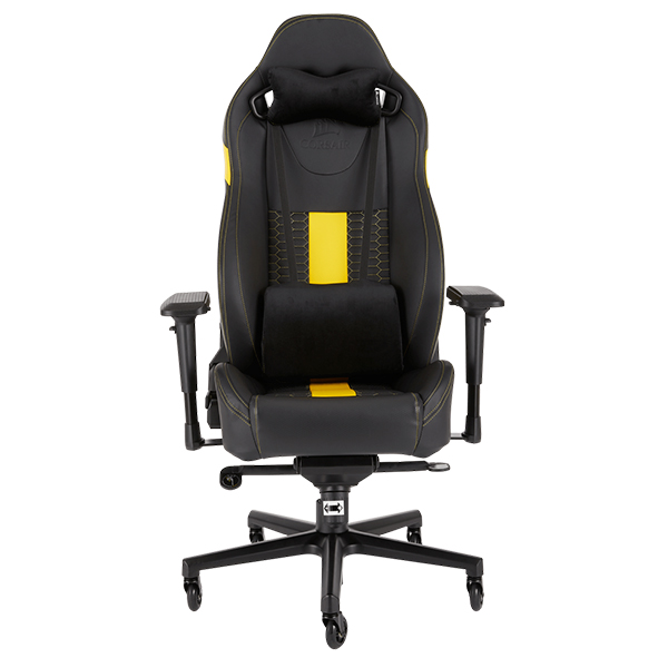 海盜船 CORSAIR T2 ROAD WARRIOR Gaming Chair / 黑黃色 / 電競 電競椅 / 台灣公司貨 海盜船,CORSAIR,T2 ROAD WARRIOR,電競,鍵盤,台灣公司貨,電競椅,黑紅色,CF-9010010-WW,3I051
