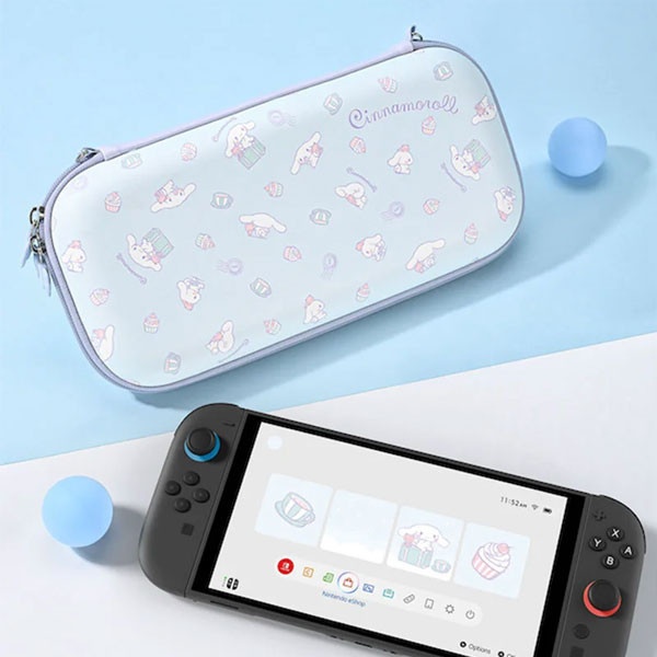 【預購】NS2 主題收納包 Nintendo Switch 2 / 極想 三麗鷗 / 大耳狗 酷洛米 布丁狗 Hello Kitty / 台灣公司貨 NS,中容量泡芙包,收納包,Nintendo Switch 2,三麗鷗,大耳狗,布丁狗,酷洛米,Hello Kitty