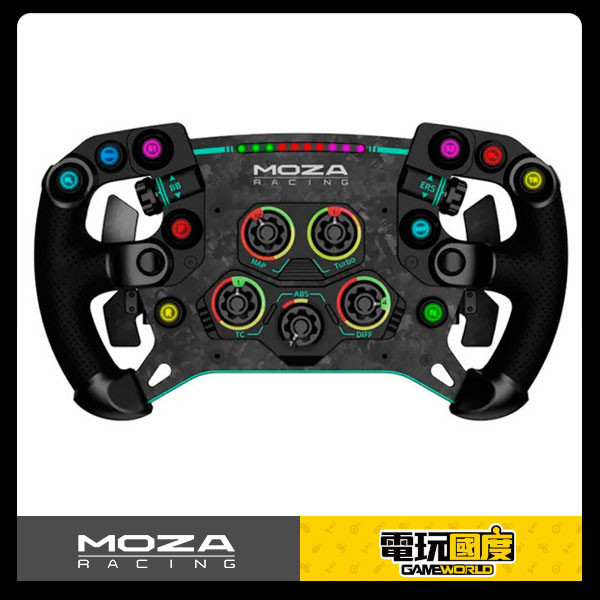 MOZA 魔爪 GS 盤面 / 方向盤 / F1 盤面 / Microfiber Leather皮 / 台灣公司貨 MOZA,GS,Racing,盤面,RacingWheels,Microfiber Leathe,麂皮,F1
