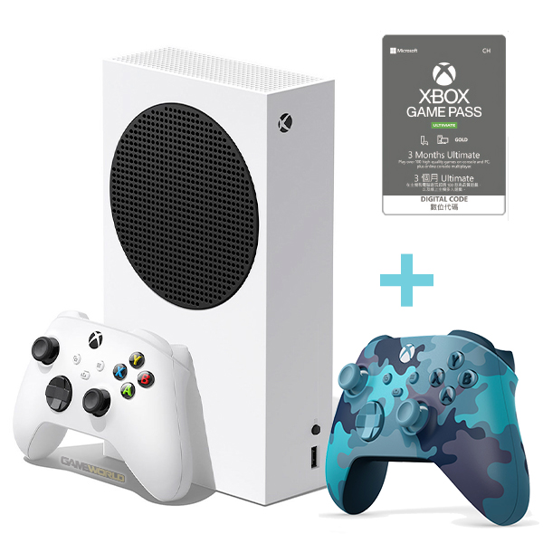 Xbox Series S + XGPU 3個月x1 + 新版 XBOX 白 控制器x1  / 無光碟機版 / 台灣公司貨 Xbox Series S,Xbox Series X,XSX,遊戲機,電視遊樂器,台灣公司貨,XSS