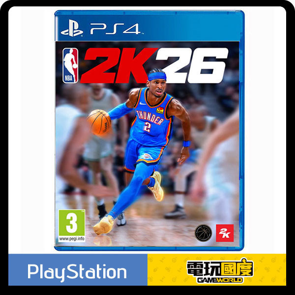 【預購】PS4 NBA 2K26 / 中文版 / 可升級PS5 NS,NBA,2K26,中文版,Nintendo Switch,Switch,運動,籃球,PS4