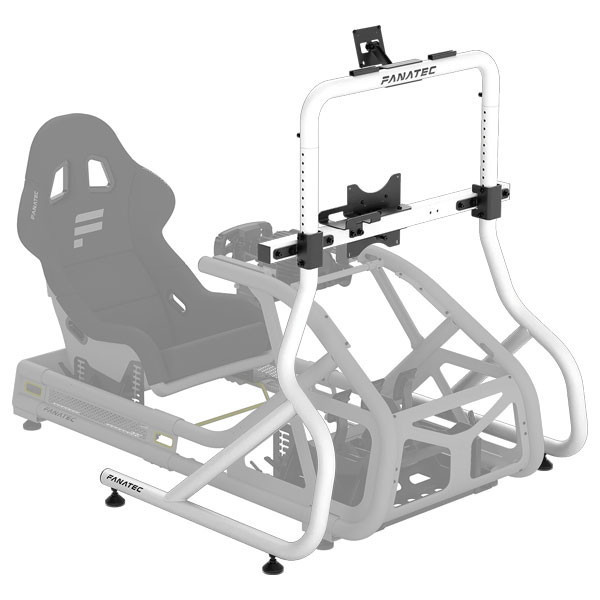 【預購】Fanatec Apoc Single Monitor Stand 螢幕架 白色 / 電視架 / 台灣公司貨 賽車模擬,FANATEC,GT,DD Pro,直驅式,方向盤組,賽車架,NLR,RSEAT,moza