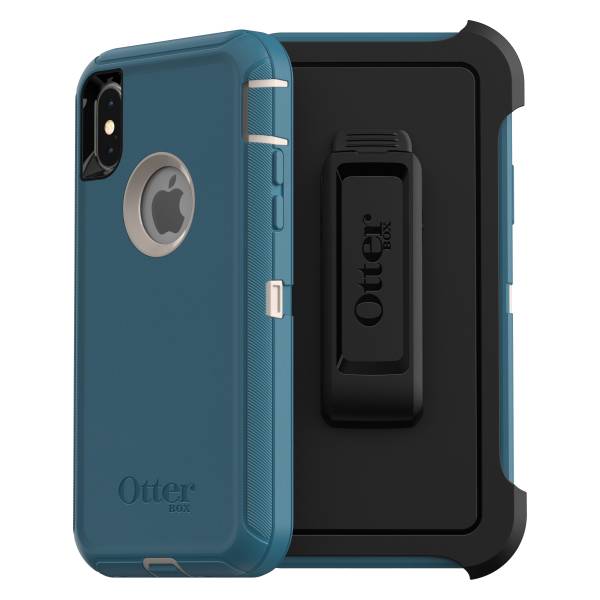 【年終出清 全新品】iPhone Xs Max OtterBox Defender 防禦者系列 保護殼 【藍綠色】 螢幕通空設計版 IPhone,手機殼,保護殼,軍規,防摔,OtterBox,X,XS,11,11PRO