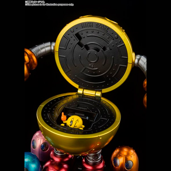 BANDAI 超合金 PAC-MAN 小精靈 / 萬代 正版 BANDAI,WAKA,Pac-Man,小精靈,可動公仔,萬代,正版,聲音,超合金