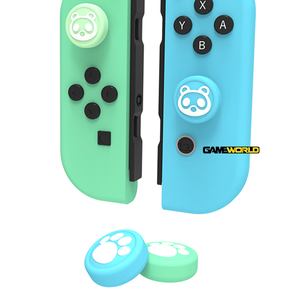 桿套【狸貓＋貓掌 樣式】一組四個 / NS LITE 、 Joy-con 手把適用 / 搖桿手把 矽膠 防滑桿套 類比搖桿 蘑菇頭 類比套 PS4,NS,類比頭,桿套,搖桿手把,薩爾達,防滑桿套,蘑菇頭,類比套,海賊王