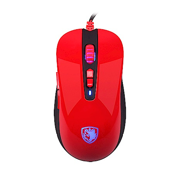 賽德斯 SADES Musket 狼火槍-紅 RGB 電競滑鼠 賽德斯,SADES,Musket,狼火槍,RGB,電競,滑鼠,紅