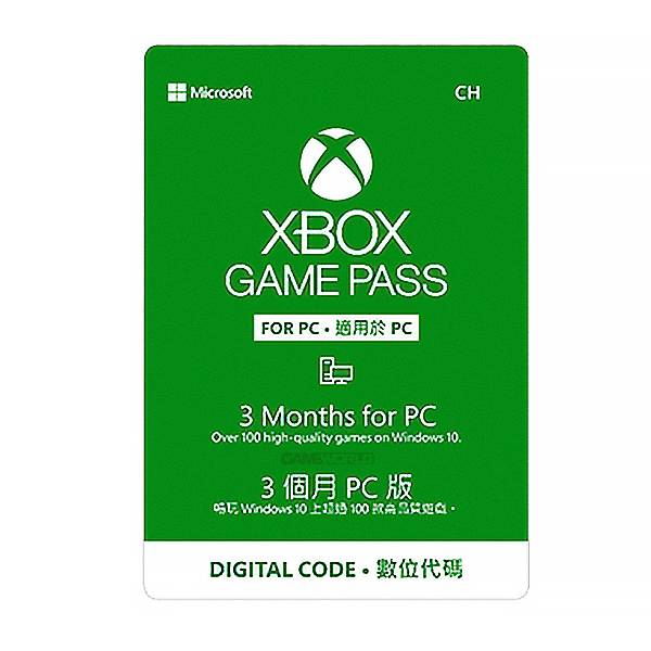 Xbox Game Pass for PC 3個月 / 下載版 Xbox Game Pass for PC,Xbox Game Pass,Xbox,Xbox Live Gold,WIN10,電腦,下載版,連線,PC,微軟
