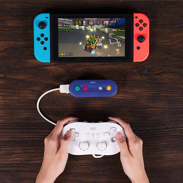 8Bitdo八位堂 NS GBros 藍芽轉換器 NS,八位堂,8Bitdo,轉接器,藍芽,GBros,GameCube,超級任天堂,Wii傳統控制器,SWITCH