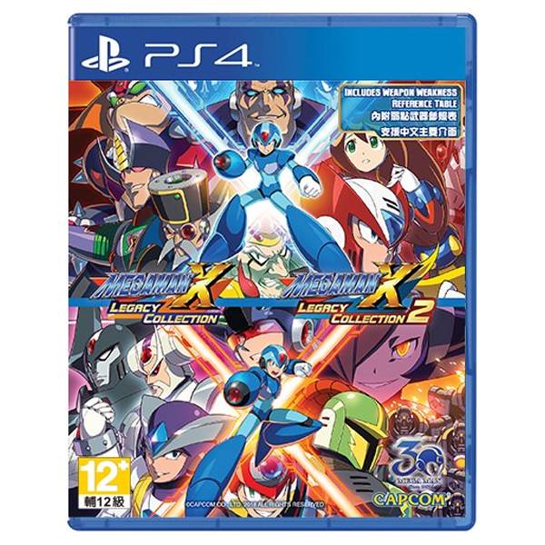 PS4 Megaman X 洛克人 週年紀念合集 1+2 ※ 英日文合版 ※  NS,洛克人,Megaman X,週年紀念合集,1+2,英日文合版,Rockman X,Nintendo Switch,Nintendo,Switch,PS4