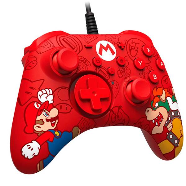 HORI 瑪利歐款 專用有線控制器 Nintendo Switch Nintendo,switch,hori,joy-con,十字鍵,瑪利歐,手把,PRO手把,紅色,有線手把