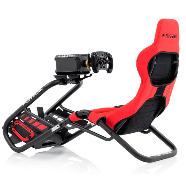 PLAYSEAT® TROPHY RED 賽車椅 / 圓管 無框支架 / 台灣公司貨 PLAYSEAT,TROPHY,RED,圓管支架,無框支架,桶椅,太空級鋁材,直驅,方向盤,賽車椅