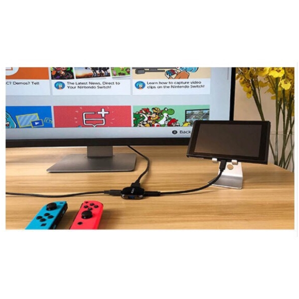 C-FORCE 多功能轉接器 【CF008】 USB-C 取代 SWITCH原廠底座 支援 Mac ※ 台灣公司貨一年保固  Nintendo Switch,Switch,轉接器,NS,原廠底座,華為,充電,三星,Mac,CFORCE
