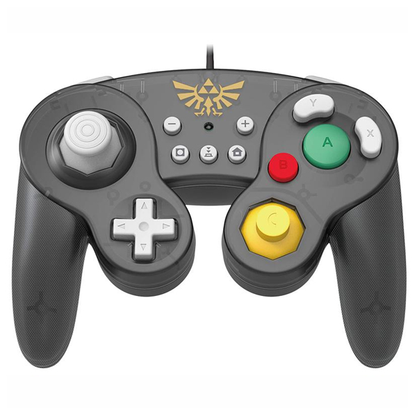 NS 復古 GameCube 有線手把 // NGC // 薩爾達傳說 黑色 // Nintendo Switch NS,Nintendo Switch,Switch,復古,手把,HORI,PC,薩爾達傳說,黑色