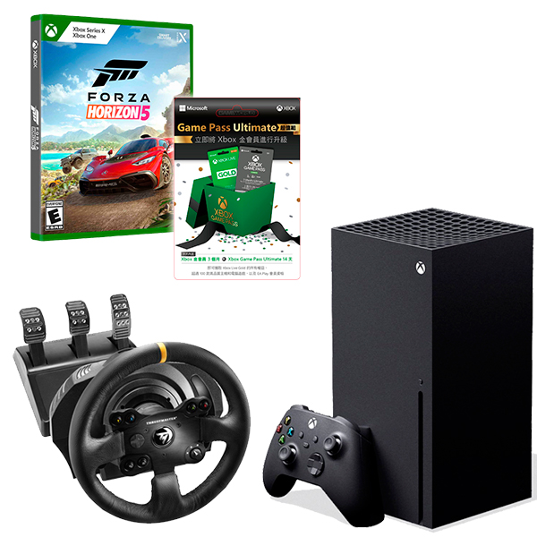 Xbox Series X + TXLE 方向盤組＋極限競速 地平線5＋XGPU 3個月x1 / 光碟機版 / FORZA / 台灣公司貨 Xbox Series X,XBOX,遊戲機,電視遊樂器,UHD BD,台灣公司貨,XBOX ONE,地平線5,方向盤