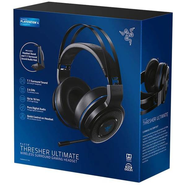 Razer 雷蛇 PS4 戰戟鯊 終極版 ※ 無線耳機麥克風 Thresher Ultimate※7.1環繞音效 Razer,Thresher,雷蛇,PS4,戰戟鯊,無線耳機麥克風,無線耳機,終極版