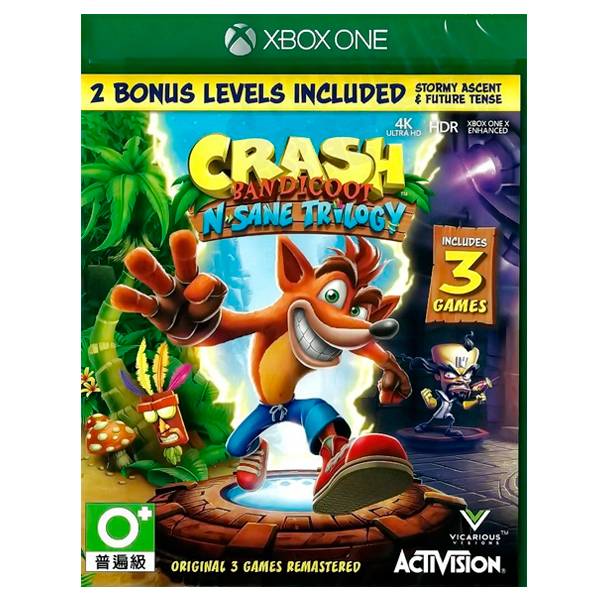 XBOXONE 袋狼大進擊3 / 英文版 Crash Bandicoot N. Sane Trilogy XBOXONE,袋狼大進擊,3,英文版,Crash Bandicoot N. Sane Trilogy,XBOXONE,微軟,X1