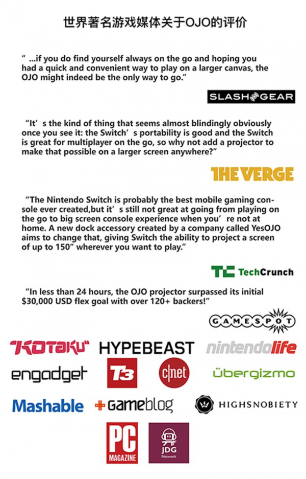 【代購】OJO Switch 攜帶式投影機 +專用保護包 // 適用 NS主機、可外接HDMI 或 Lightning Cable之設備  Nintendo Switch,NS,switch,任天堂,露營,攜帶式投影機,OJO,投影機,底座,行動電源