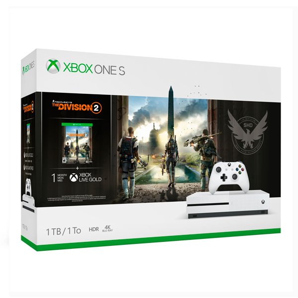 Xbox One S 湯姆克蘭西-全境封鎖 2 同捆組  / 台灣公司貨 Xbox One S,Xbox Series X,XBOX,遊戲機,電視遊樂器,UHD BD,台灣公司貨,XBOX ONE,廉價版,全境封鎖2