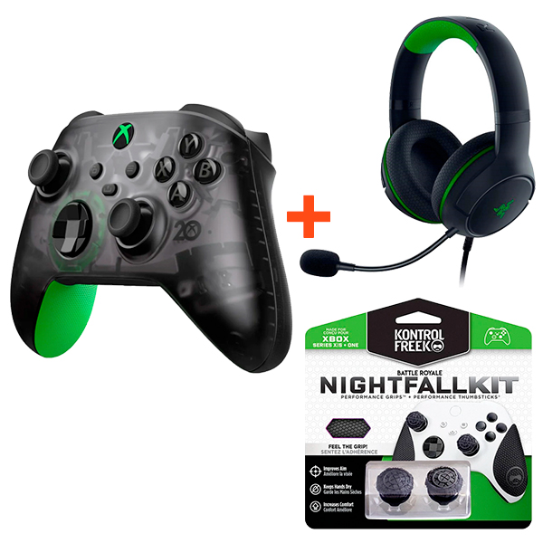 【現貨】Xbox 20周年 無線控制器 手把 + 無線耳機  / 台灣代理版 XBOX,手把,無線控制器,桿套,類比套,耳機,無線,賽睿,SteelSeries,20周年