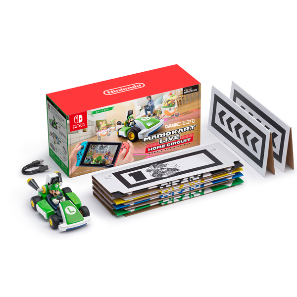 瑪利歐賽車實況：家庭賽車場 / 路易吉 套組 / 可更新中文 任天堂,SWITCH,NINTENDO,瑪利歐賽車實況,AR,家庭賽車場,35週年,路易吉,實境