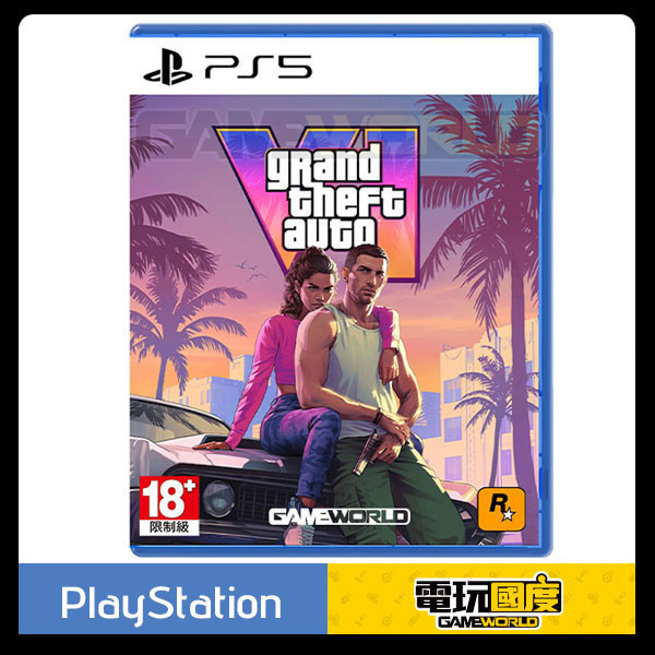 【預購】PS5 俠盜獵車手 6 GTA 6 Grand Theft Auto VI 中文一般版 PS5,俠盜獵車手,GTA,Grand Theft Auto ,中文版,動作,冒險,角色扮演