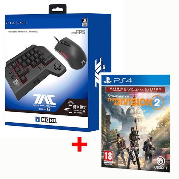 PS4 湯姆克蘭西 全境封鎖 2 // HORI K2 + 中文 華盛頓特區 版 // The Division PS4,湯姆克蘭西：全境封鎖 2,中文,一般版,The Division,湯姆克蘭西,全境封鎖,Division