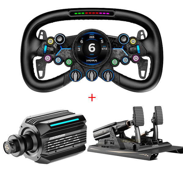 【頂級 熱銷】MOZA R25 Ultra DD 旗艦 直驅 方向盤 F1盤 套餐 / 魔爪 台灣公司貨 MOZA,R25 Ultra,直驅,基座,FSRV2,VGS,GS V2P,F1,盤面