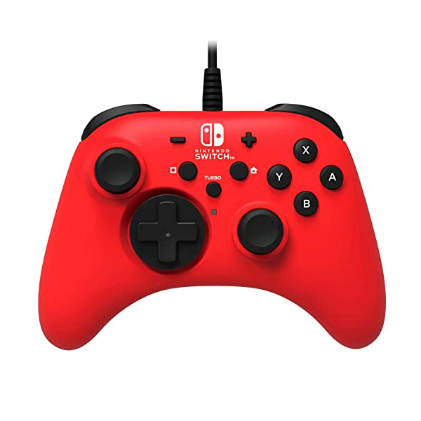 NS HORI 有線連發控制器 / 紅色 NSW-156A  任天堂,SWITCH,NINTENDO,HORI,手把,PRO,有線,十字鍵,連發
