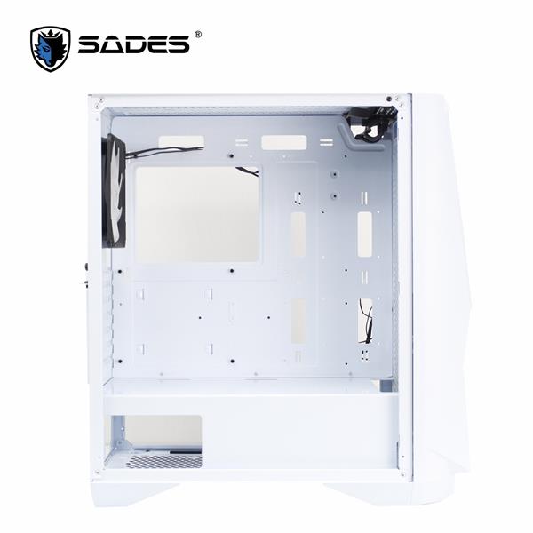 賽德斯 SADES SHIVA 濕婆神(白色)全透側A‧RGB寬體電腦機箱 賽德斯,SADES,SHIVA,濕婆神,白色,全透側,A‧RGB,寬體電腦機箱