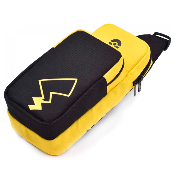 HORI NS 單肩背包  精靈寶可夢 皮卡丘 式樣 / Nintendo switch lite NS,HORI,單肩包,皮卡丘,伊布,精靈寶可夢,Let's GO,精靈球,Plus,保護包,switch