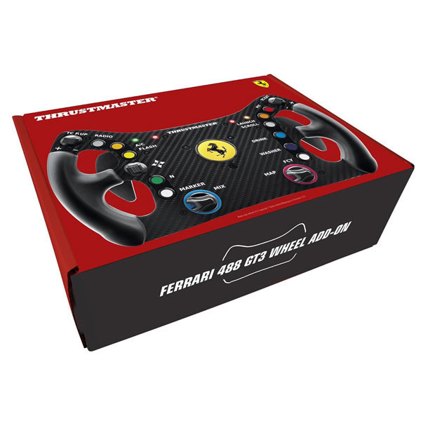 TM FERRARI 488 GT3 WHEEL ADD-ON / 支援T300以上、T598 / PS5 PS4 PC / 圖馬斯特 Thrustmaster / 台灣公司貨 TM,圖馬斯特,Thrustmaster,FERRARI 488 GT3,T598,T818,T300,盤面,F1,直驅