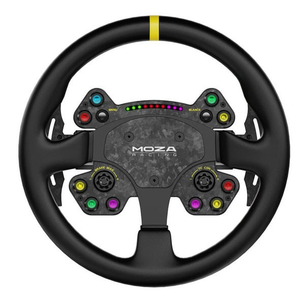 MOZA 魔爪 RS V2 方向盤 / 盤面 / 真皮 RGB燈條 / 台灣公司貨 MOZA,RSV2,Racing,盤面,RacingWheels,Alcantara,麂皮,真皮,R5,R3
